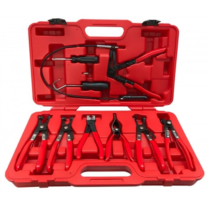 Szczypce do opasek zaciskowych zestaw 9 el