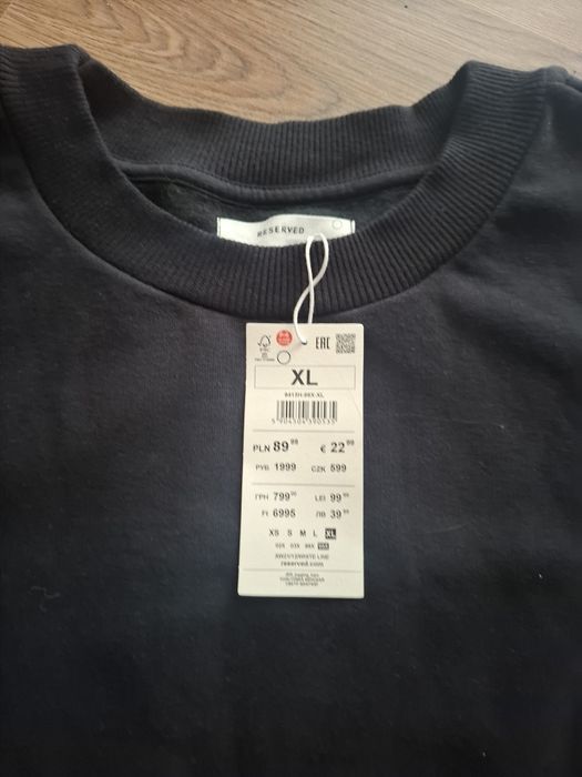 Nowa czarna bluza Reserved xl 42