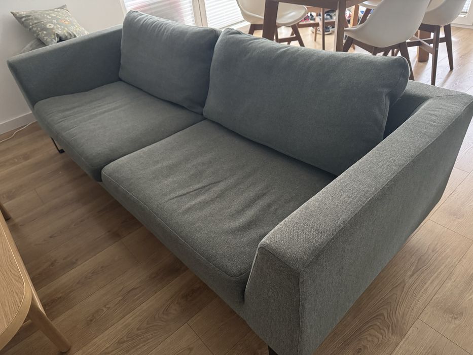 Kanapa SITS odcien zielony OHIO, 3-osobowa, nierozkladana