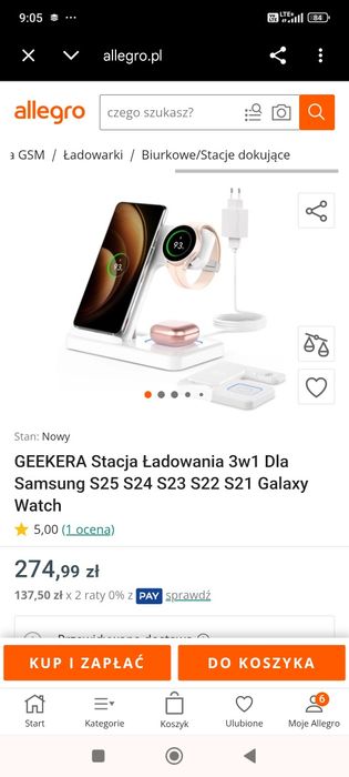 Stacja ładowanie  3w1