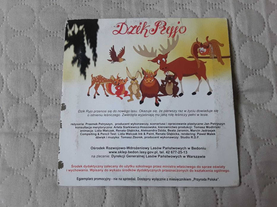 Dzik Ryjo bajka na DVD