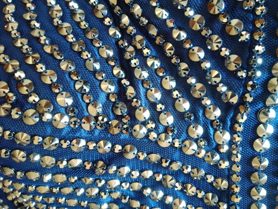 Vestido cerimónia/festa Azul