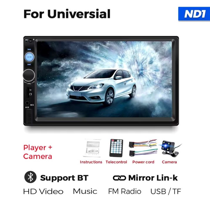 Radio samochodowe 2DIN Car Play Android Auto BT AUX Okazja !!