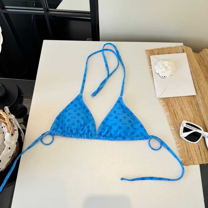 Crossheart niebieski strój kąpielowy Bikini