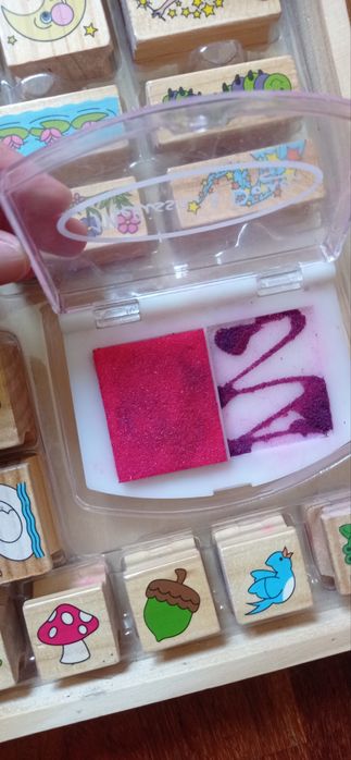 Zestaw drewnianych pieczątek Melissa and Doug 4+