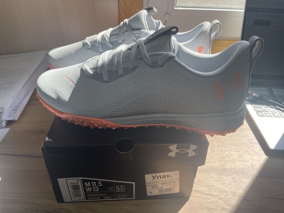 Сороконіжки UA Shadow Turf 2.0 45р. (29,5см).