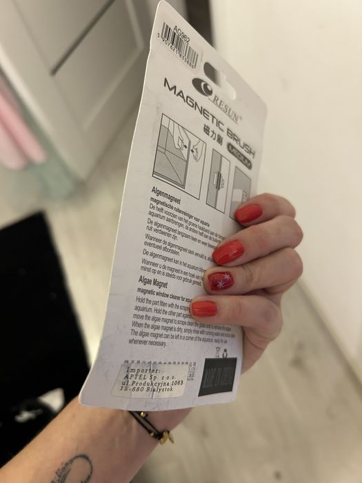 Magnes czyścik do akwarium nowy