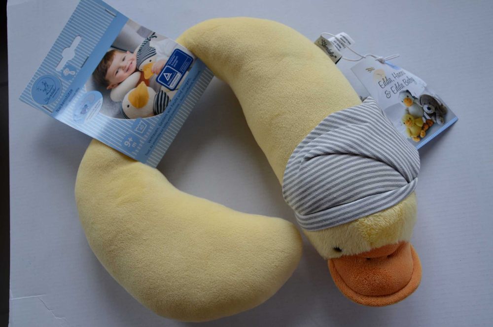nowa poduszka podróżna podpierająca kark zagłówek Sterntaler kaczuszka