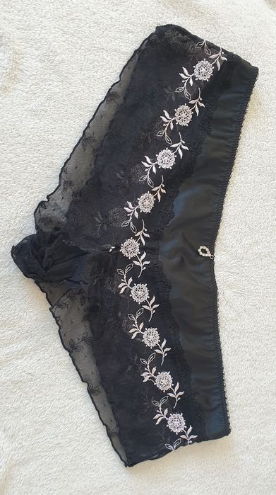 Majtki Damskie Czarne XL