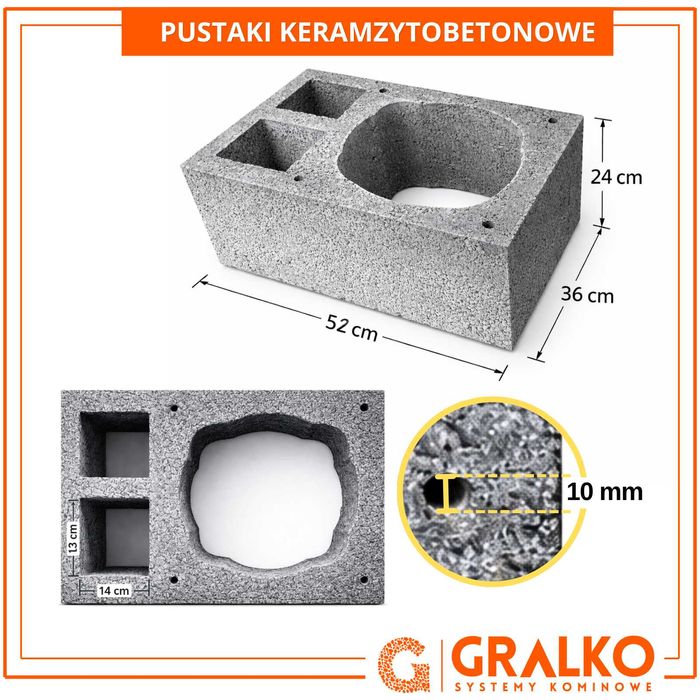 Komin systemowy 5m KW2 fi 200 GRALKO IZOLOWANY System Kominowy