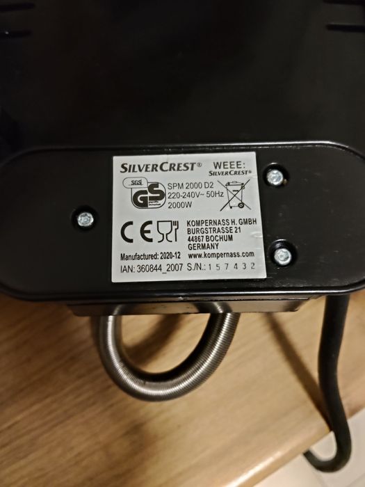 Grill elektryczny SIlverCrest