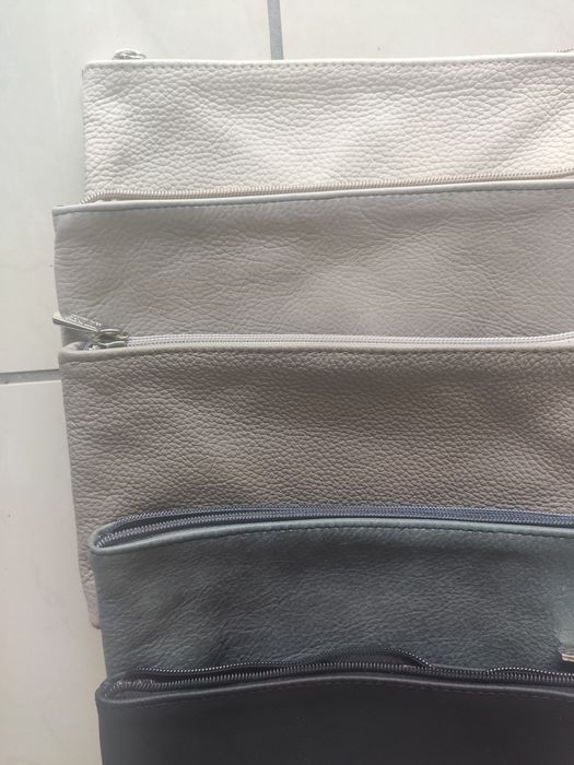 Kosmetyczka Pojemna 100% Skóra Nowa