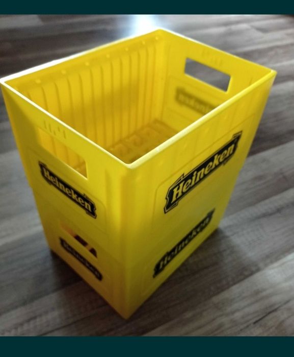 Pudełko na kompakty, skrzynka piwa, Vintage