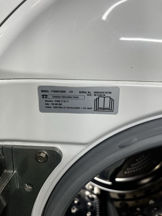 Прально сушильна машина Lg 12/8 kg Direct drive