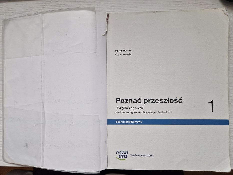 Poznać przeszłość 1 Podręcznik do historii dla liceum I technikum.