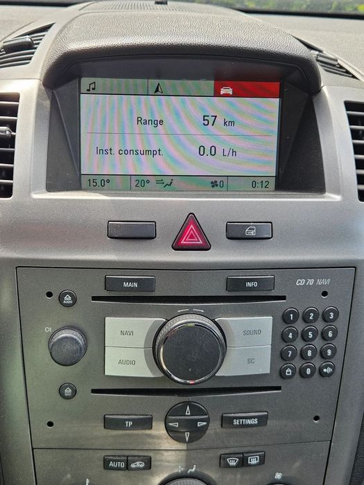 Opel Zafira B II Astra H radio CD70 Navi wyświetlacz monitor