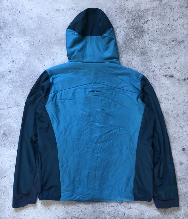 Оригінальна куртка Mammut синього кольору, розміру XL-XXL TNF Oakley