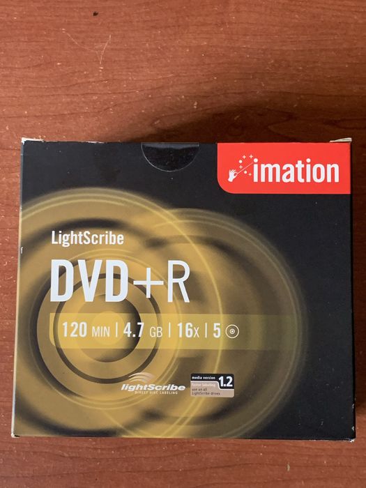 Imation DVD+R Lightscribe 5-pack64752174411266120