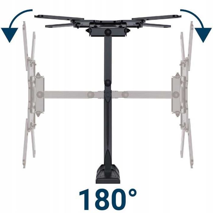 Mocny wieszak Uchwyt TV LTC 32-65 Cali 32KG VESA 400x400 System Kabli