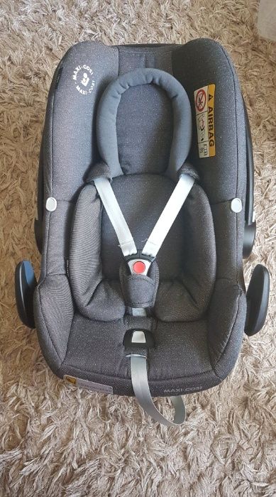 Fotelik samochodowy maxi cosi 0-13 dla niemowląt szary