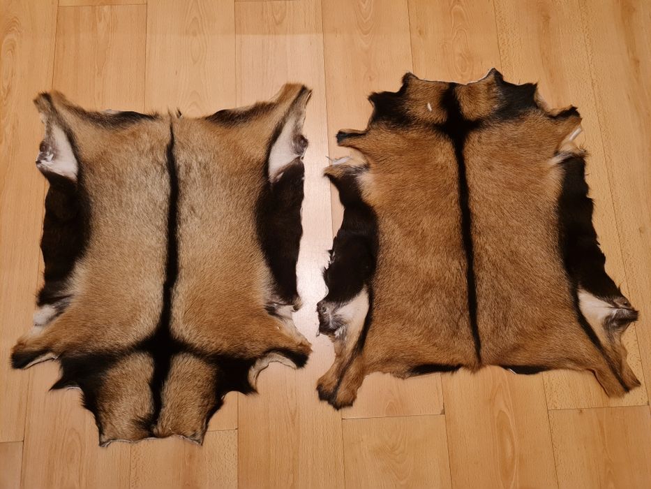 Tapete em pele de cabrito genuína