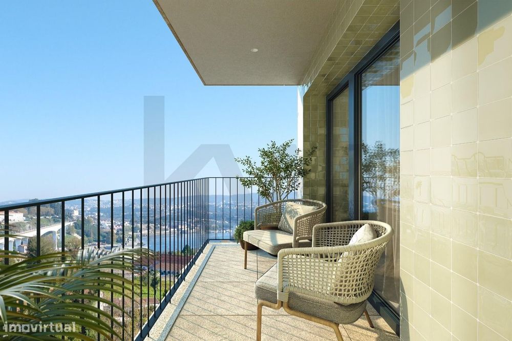 Apartamento T2 no empreendimento QUADRA, Vila Nova de Gaia