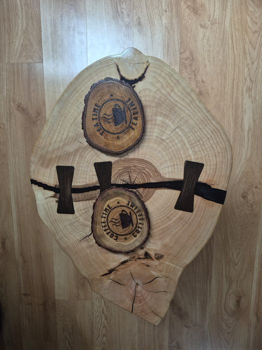 Stolik kawowy z drewna