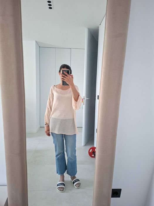 Camisola de malha larga Zara. Tam. XS