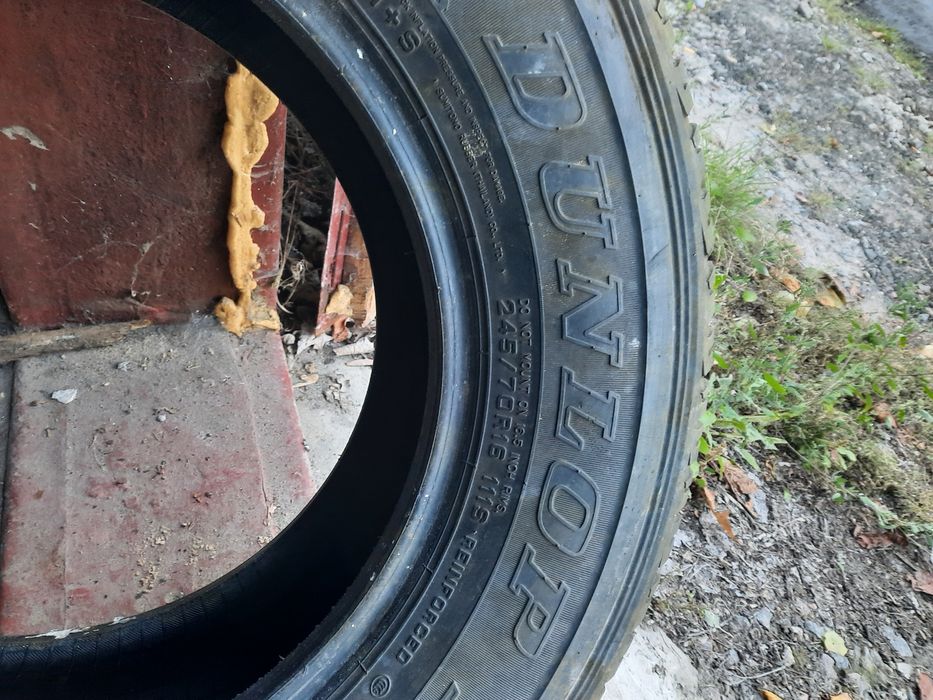 Продам резину 245/70  R16 DUNLUP AT 20 GRANDTREK