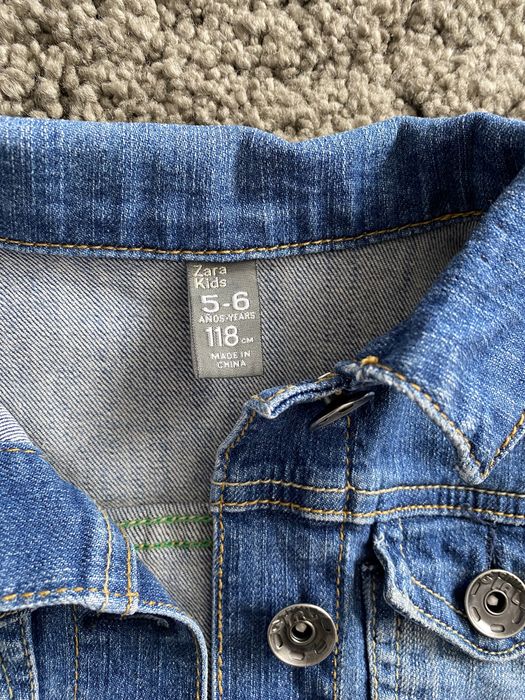 Джинсовий піджак Zara на Дівчинку 5-6 років