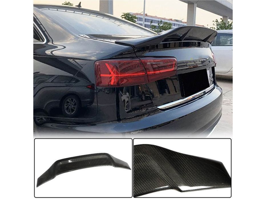 Audi A6 C7 2011-2017 рр. Спойлер V1 (Карбон)
