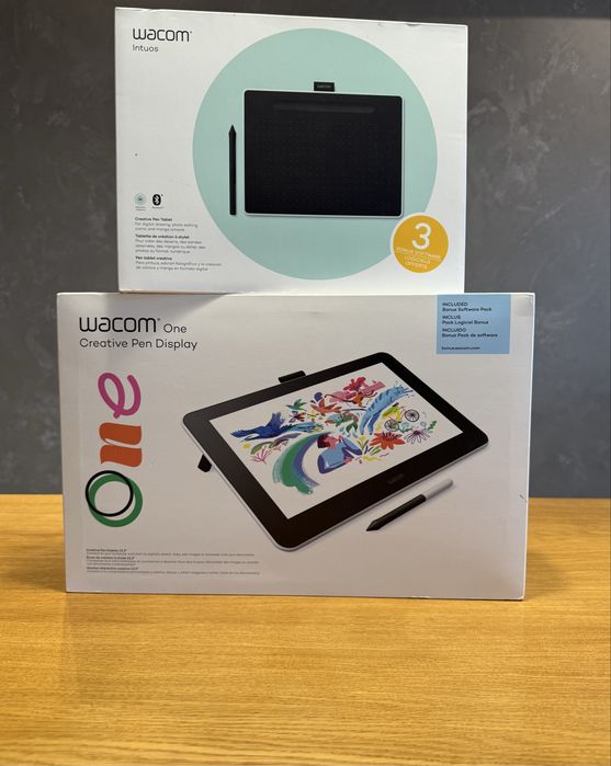 Графічний планшет Wacom Intuos M Bluetooth, Wacom One 14