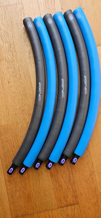 hula hop 6 elementów gładkie bez obciążenia