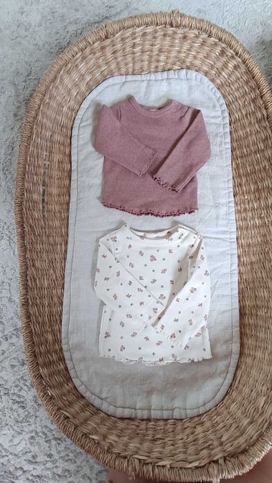 H&M Adorables komplet 2 bluzeczek 56