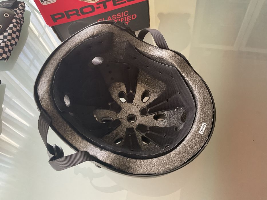 capacete e protecoes skate M PRO-TEC