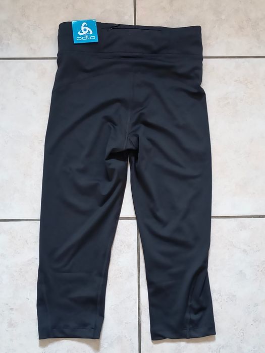 Nowe damskie legginsy biegowe Odlo Essential 3/4 XS getry trenningowe bieganie