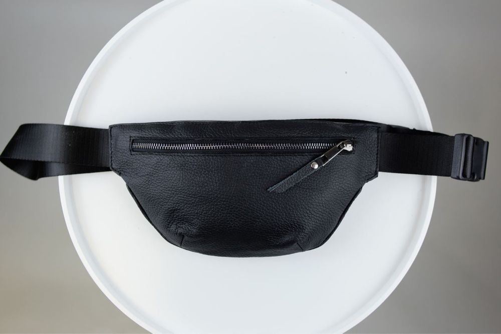 Шкіряна чоловіча сумка бананка|мужская кожаная сумка бананка барсетка