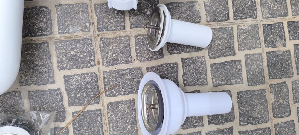 Material para esgoto de lava loiças