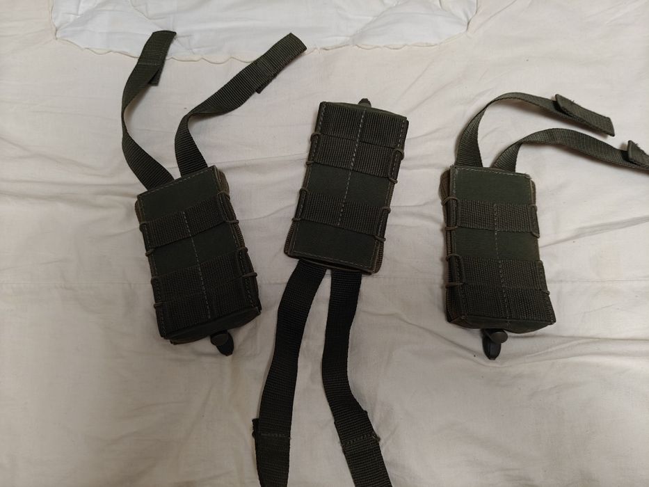 3 подсумка. Навесные, дополнительные. Подсумки для рожков. Сис. Моли.