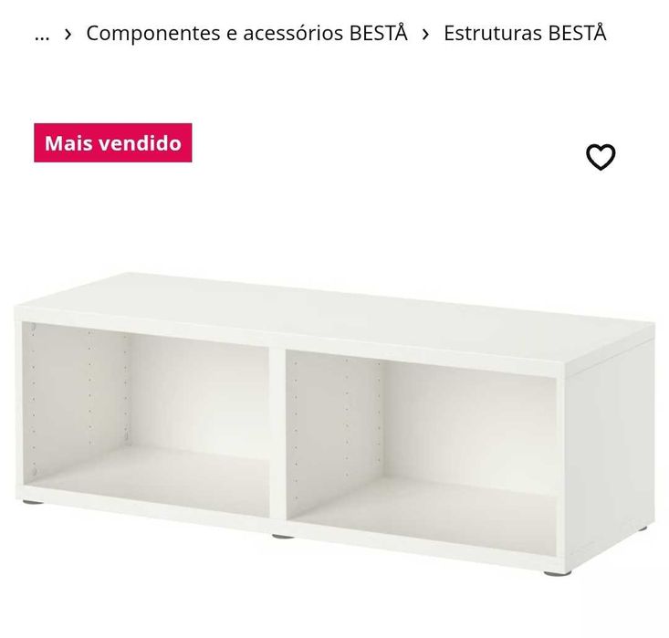 Armário arrumação com gaveta ikea besta