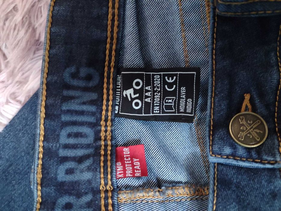 Мотоджинси з захистом  John Doe Monolayer Indigo