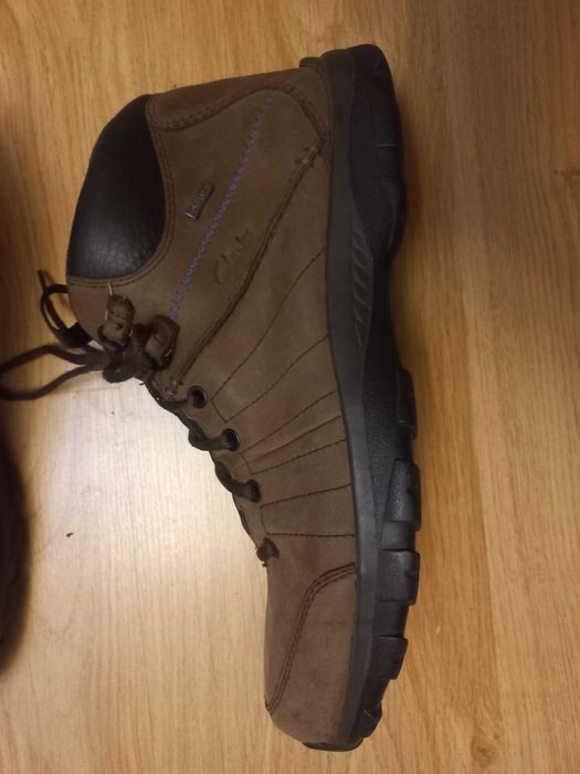 Мужские новые кожаные демисезонные ботинки Clarks 44 p.