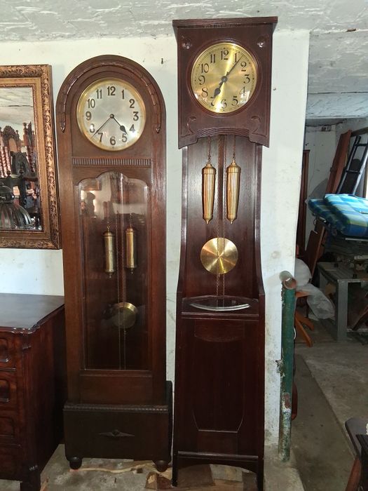 Zegar stojący sygnatura Kinzle