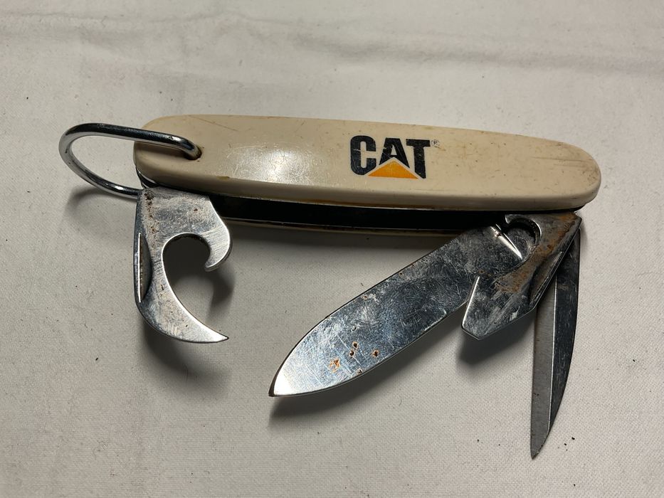 Canivete antigo CAT em aço Rostfrei