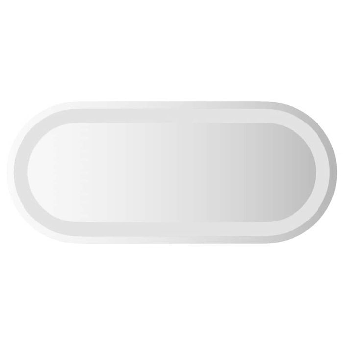 Lustro Łazienkowe Z Led, 60X25 Cm, Owalne