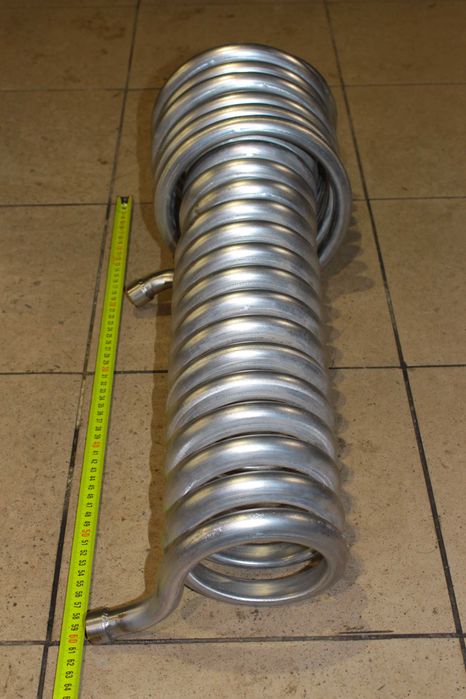 Wężownica nierdzewna duża destylator bojler basen wymiennik ciepła