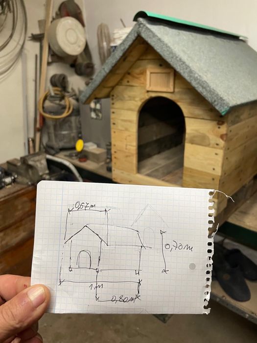 Casota madeira para cao