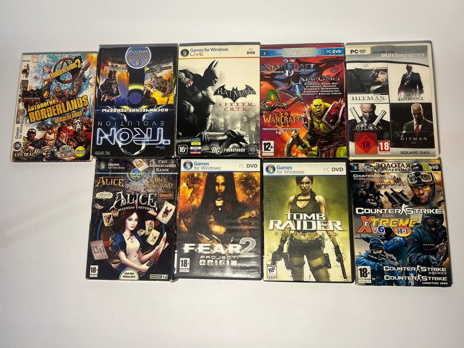 Игры для ПК на дисках PC DVD (Лицензии, Антологии, Сборники)