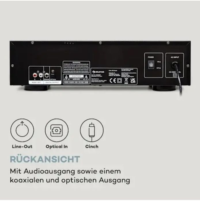 Auna CD-1000 DG CD-плеер USB MP3