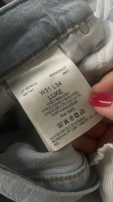 Джинси Lee Luke Slim Tapered